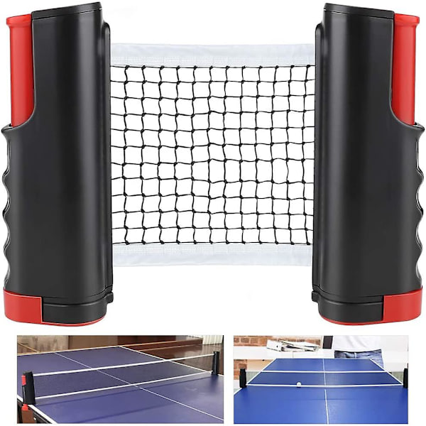 Pöytätenniksen verkot Pöytätenniksen verkot, säädettävät ja käärettävät verkot, ping pong -korvausverkko, liikuteltava
