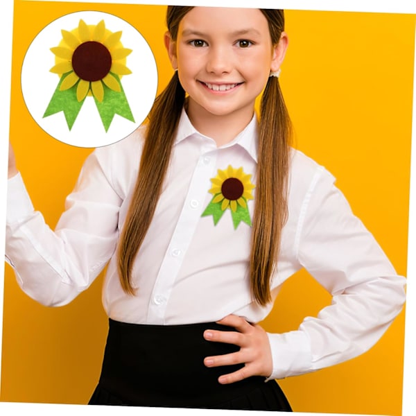 Handgjort Corsage Tyg Brosch Kit