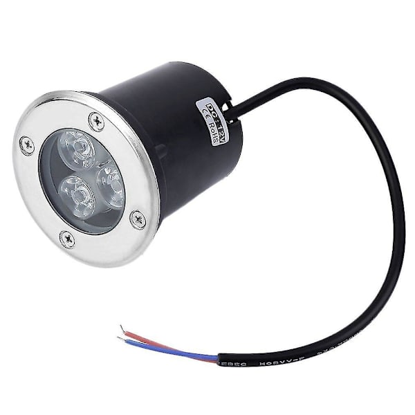 3W LED Vattentät Utomhus Markbelysning Landskapsbelysning DC 12V
