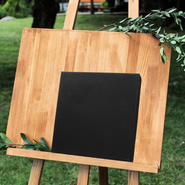 Lærredsplader og oliemalingspaneler til studerende, sort 25x25cm lærredspanel egnet