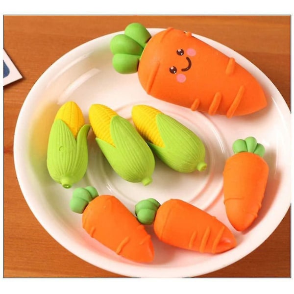 Creative Porkkana Pyyhekumi Lasten Lahja Koulutarvikkeet Paperitarvikkeet Toimistotarvikkeet Irrotettava Porkkana Kumipyyhekumi