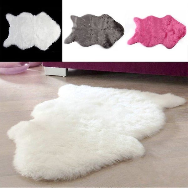 Super Soft Faux Sheepskin Sofa Cover Warm Hairy Carpet