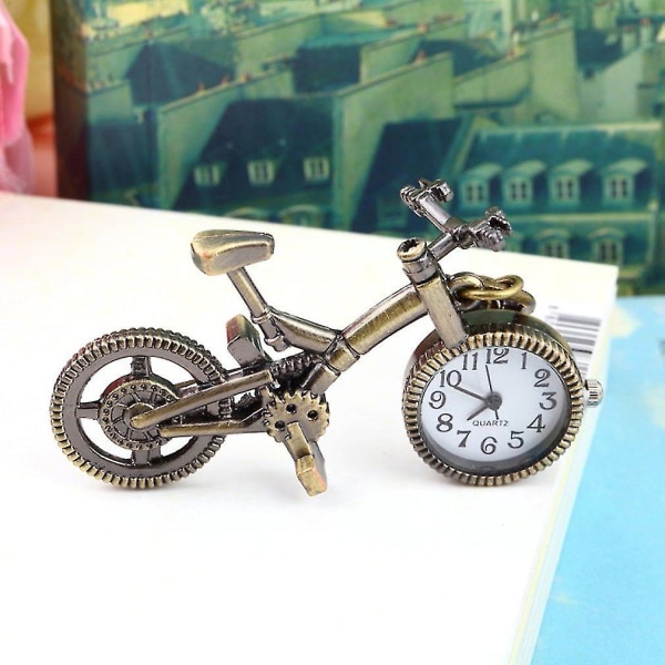 Pronssiseoksesta valmistettu polkupyörän kvartsi watch riipus kaulakoru