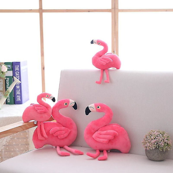 25cm Flamingo Plussjdyr Stoppet Fugl Myk Dukke Flamingo Bryllup Høy Myk Dyreleker For Jenter Barn 40cm