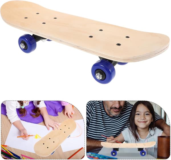 DIY Gutter og Jenter Skateboard Deck 43x13cm Uferdig Tre Blank Skateboard