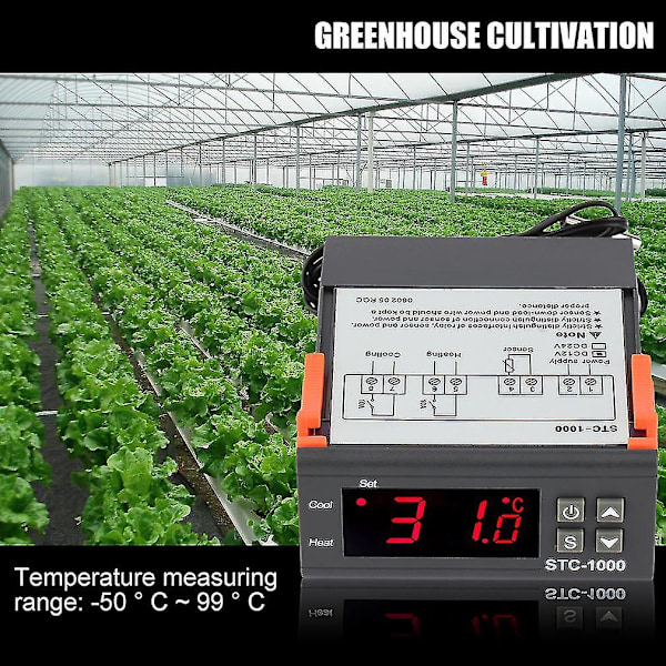 Digital Temperaturregulator Termostat To Relæudgange