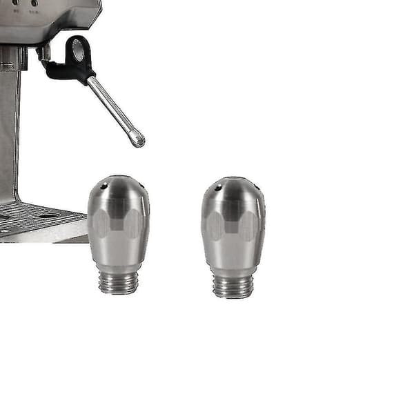 2-pakks rustfritt stål 4-hulls kaffemaskin dampdyser Universal