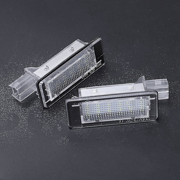 Bil LED Nummerpladelys Lampe Til Renault Espace Mk4 Scenic Mk2 Laguna 2 Dacia Duster Lodgy Log