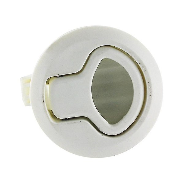 Låsbar Flush Pull Slam Latch Lukelås Båtlåslås White