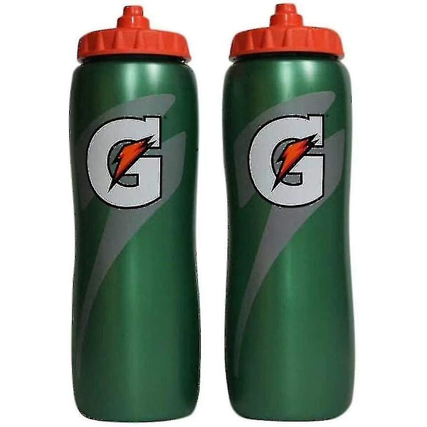 Kryp-32 Oz Squeeze Vandsportsflaske - Pakke med 2 - Nyt Nemt Greb Design