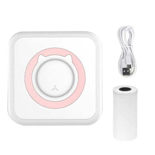 Etiketprinter USB Opladning Bærbar 1000mAh DC5V