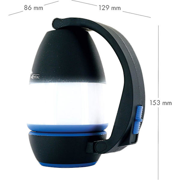 LED-leirintävalo 3-in-1 toiminnolla 3W pöytälamppu leirintävalo