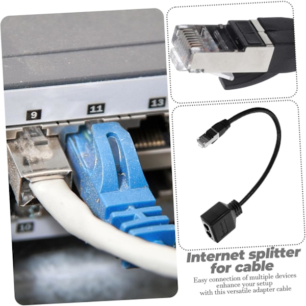 Netværks Splitter Adapter Ethernet Splitter Ethernet Splitter Internet Splitter