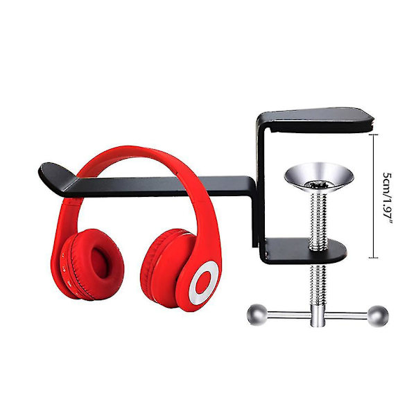 Solid Headset Headphone Holder Earphone Stand Hanger Rack Justerbar
