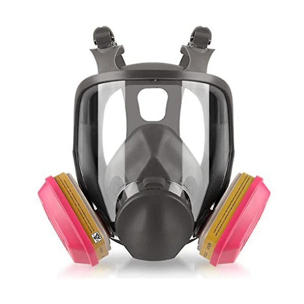 Helansiktsgasmask - 6800 återanvändbar andningsmask med 60926 luftfilter för organisk ånga, damm, färg, formaldehyd
