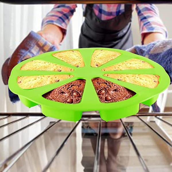 2 stk. silikonekageform sæt appelsinform non-stick multifunktionel bageform