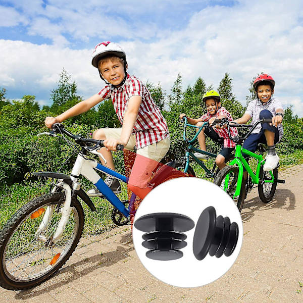 10 Stykker Styreender Plugger Plast Sykkel Styreender Kapp for Landevei Terrengsykkel De Fleste Sykler