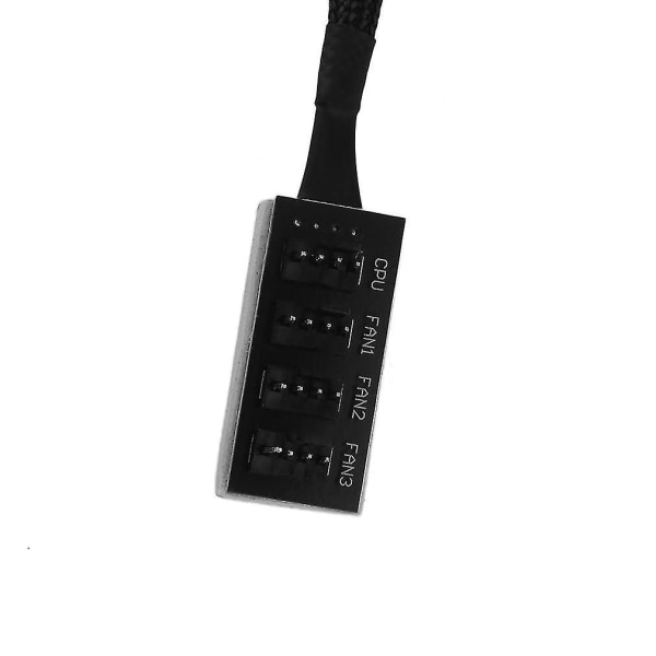 PC Køleventilator Strøm 1F til 4M 4-pins Fan Hub Splitter