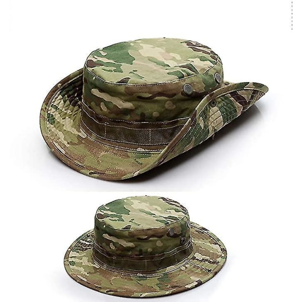 Tactical Boonie Hat leveälierinen naamiointi UV-suoja