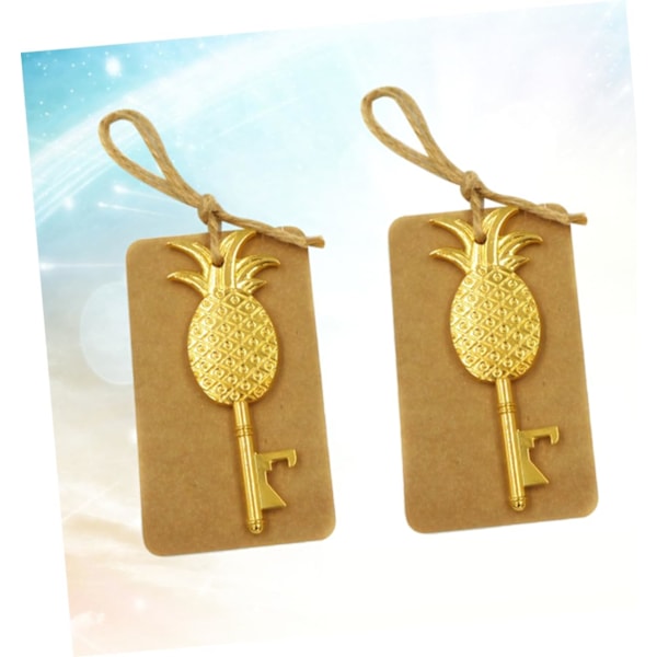 3 set Öppnare Ananas Flasköppnare Legering med Rep Hängande Bröllop 2st*3