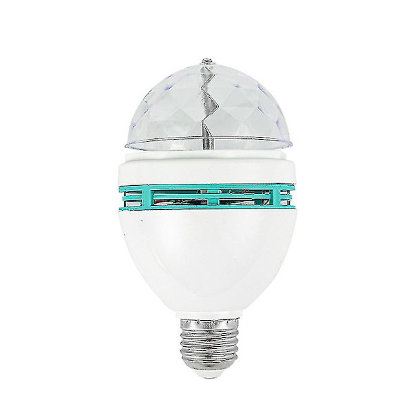LED Fargerik Roterende Lys Krystall Liten Magisk Kule Scene Lys Blits Lys Liten Pære Lys Hjem KTV Farge Skiftende 1 stk