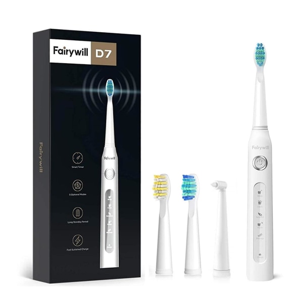Elektrisk tandbørste Voksen Genopladelig Automatisk Clean White 63a0 |  Fyndiq