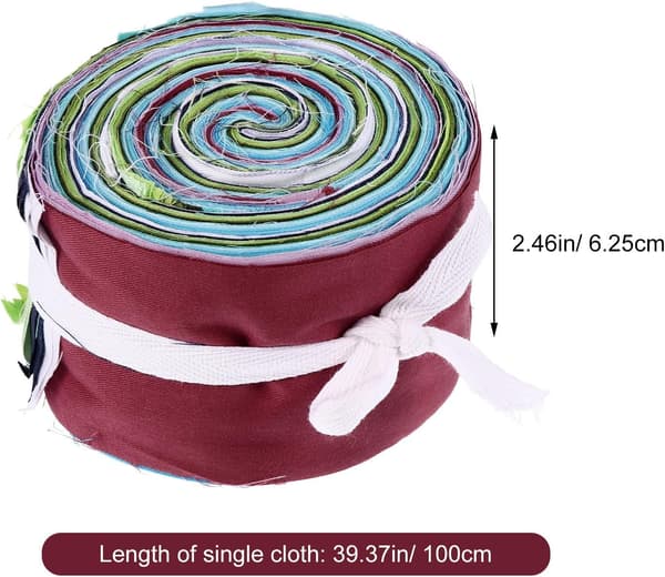 36 stk. rene bomuldsstrimler lange stofstrimler til patchwork håndværk patchwork quilt