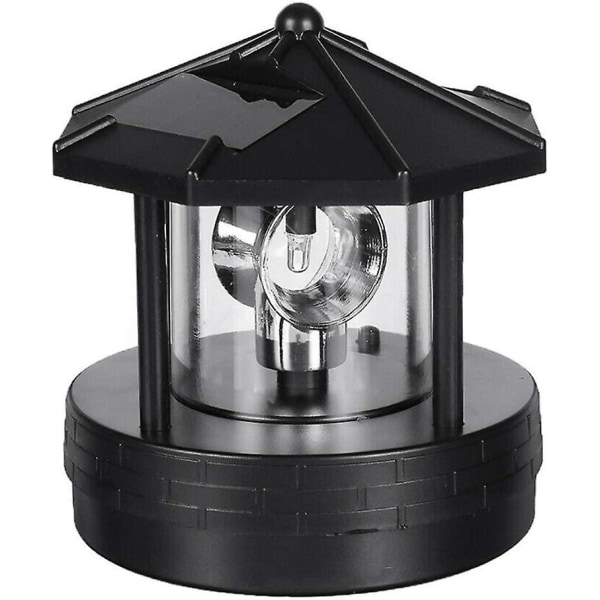 Solar Light Tower, Waterproof Ip44 360 Degree Miniature Rotating Garden Light