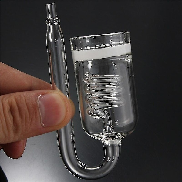 2 Stilarter Glas CO2 Akvarium Diffuser Kuldioxid Reaktor