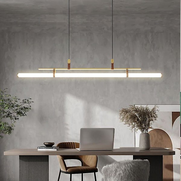 80cm Moderne Pendellampe Led Nordisk Metal Malet Spisestue