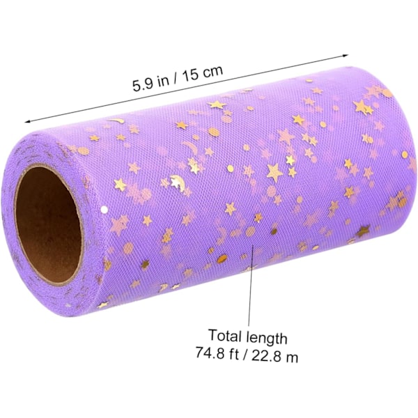 Paljett Organza Bordskjol Bröllop Gaze Bordsduk för Fester Dekorativ Kjol Paljetter Bordskjol Överdrag 2280x15cm
