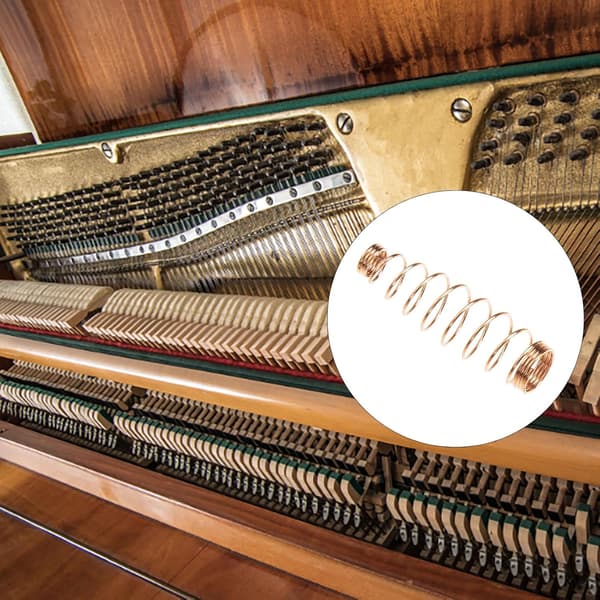 90 stk. gylne messingpianofjærer instrumenttilbehør med god elastisitet, enkel å bruke
