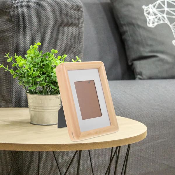 Bilderamme i tre, skrivebordsbilderamme, solid tre, elegant design, fotovisning