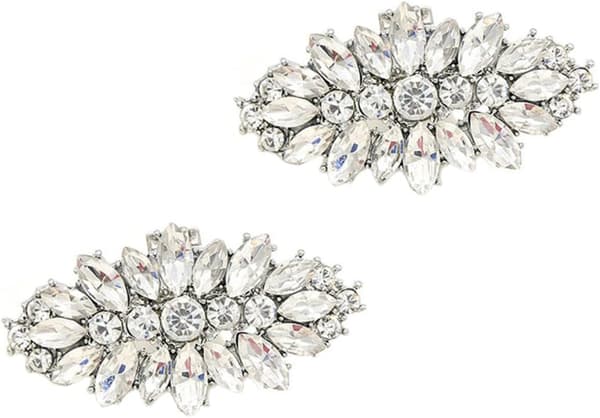 2 stk. diamant skospenne Rhinestone skoklips spenner for dame Kreative sjarm