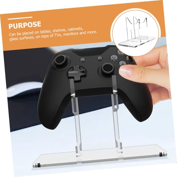 Akryl Game Controller Stand Controller Holder Organizer til Gaming Tilbehør