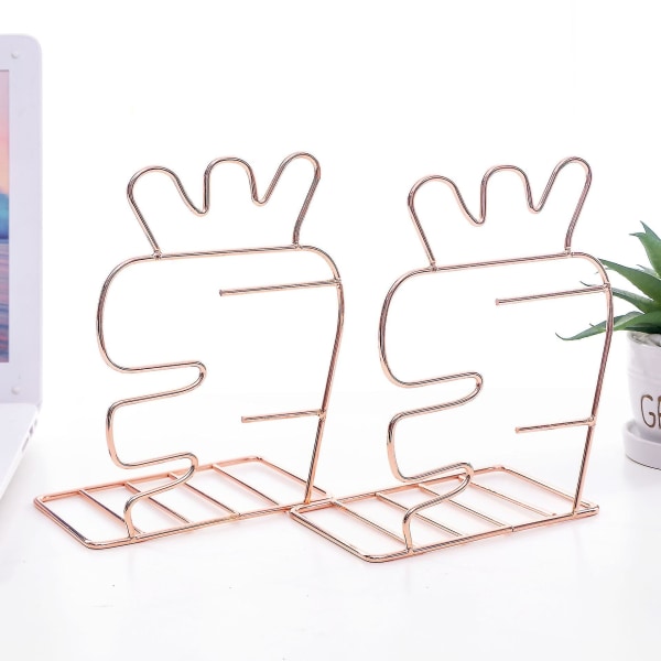 Kreativ minimalistisk stil bokstøtter Metall justerbar bokholder Stativ Bokstativ Skrivebord bokstøtte
