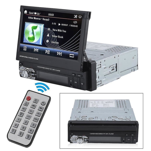 7 Tuuman Bluetooth-autoradion ja MP5-soitin kameralla