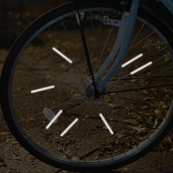 72 st reflekterande fälgskydd för cykelvarning dekoration hög synlighet skydd