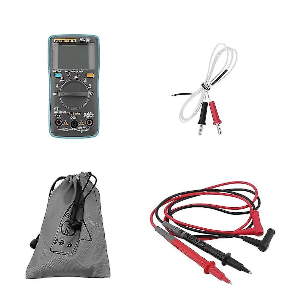 ZT102 Digitalt Multimeter 6000 Tellinger Voltmeter