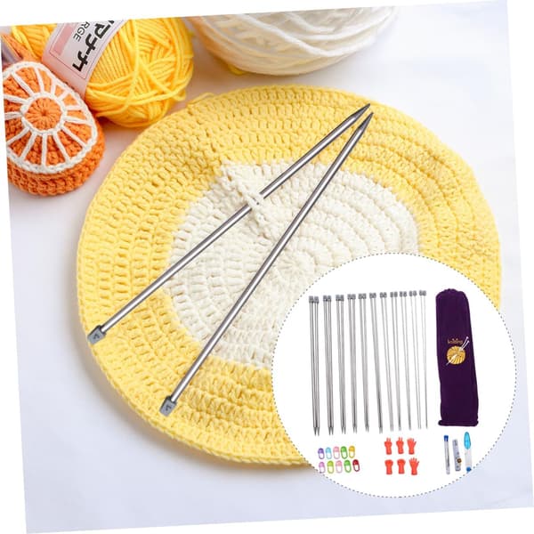 Strikkepind i rustfrit stål til trøjer, enkeltspids til vævning af trøjer og tøj