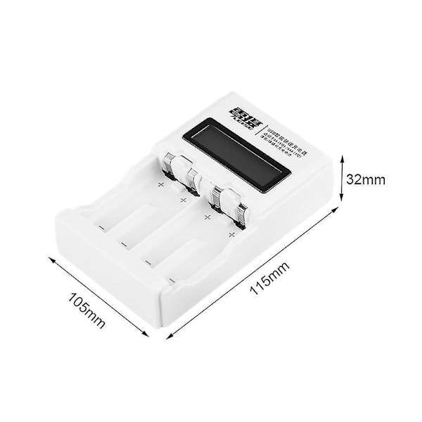 Intelligent Skærmdisplay Hurtig Opladning Batterilader