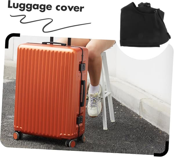 Resväskeskydd Bagageskydd Elastiska Remmar Tjockare Skydd för Bagage