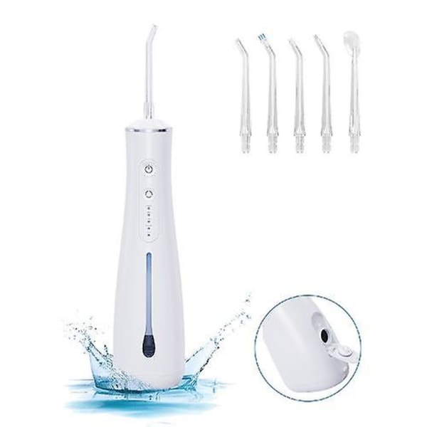 Elektrisk tannspyler Praktisk husholdnings elektrisk tannvaskeenhet for å fjerne tannstein White