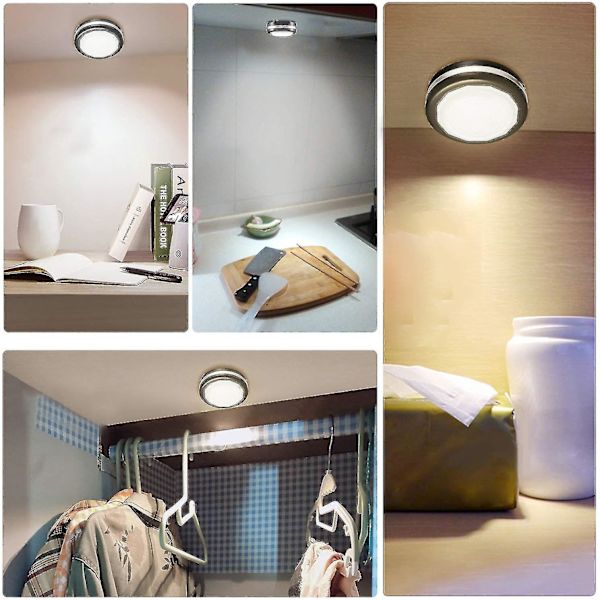 6 kpl LED-kaapin valaisimia paristoilla ja kaukosäätimellä
