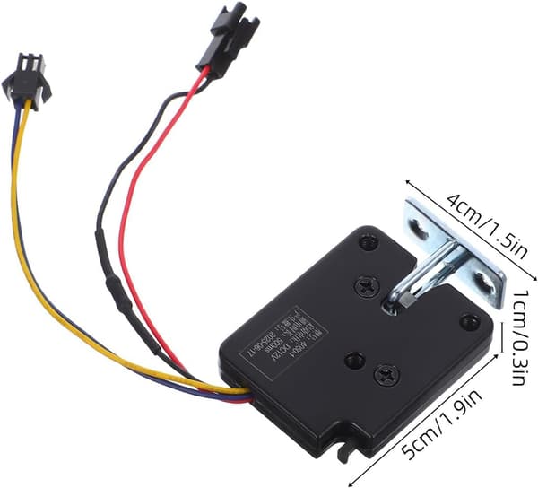 Elektrisk Kontrollås Dc12V Mini Servodørlås med Deteksjonsbryter