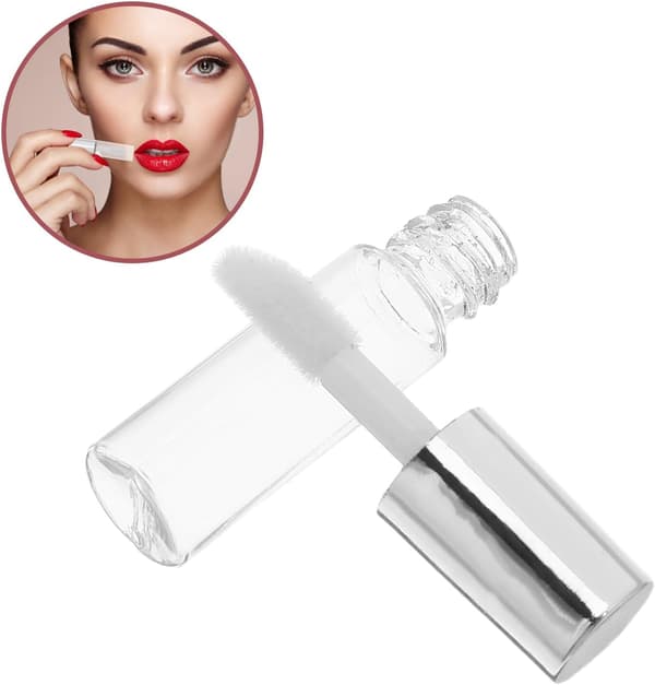 30 stk. Mini Lipgloss-tuber 1,2 ml Tomme Påfyllbare Leppestiftbeholdere med Applikator