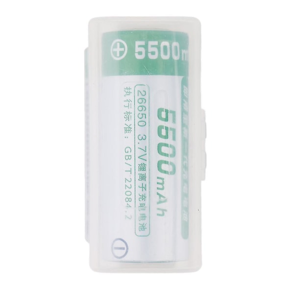 Doublepow 5500mAh 3.7V Genopladeligt Batteri 26650 Li-ion