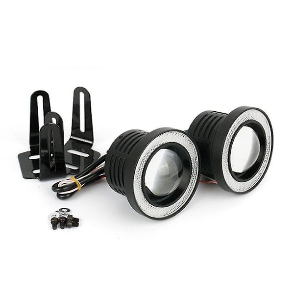 64mm/76mm/89mm 30W Lysstærke LED COB Angel Eyes DRL Lys