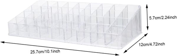 Læbestift Opbevaringsboks Læbestift Organizer til Skrivebord Badeværelse Bordplade Organizer Makeup Organizer