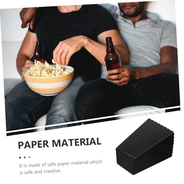 Popcorn Æsker Papir 24 stk. Film Popcorn Beholdere Snack Gaveæsker Festartikler